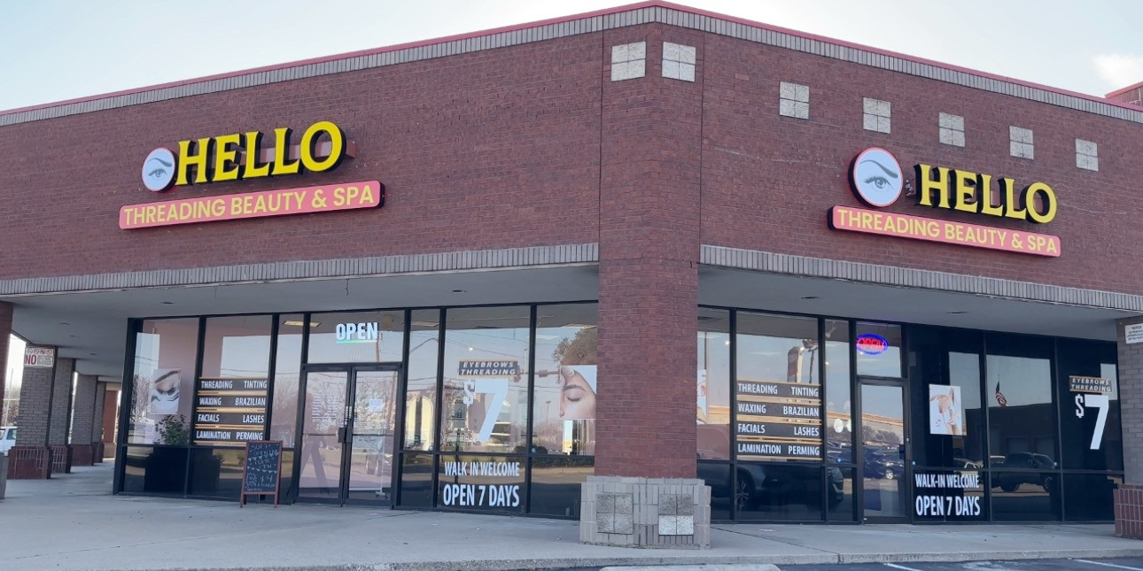 Hello Threading Beauty & Spa Storefront